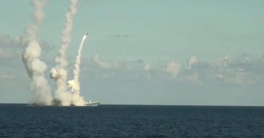 Siria: la Russia avvia esercitazioni navali al confine © ANSA/EPA