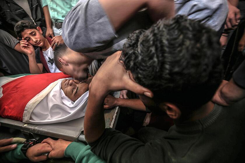 Funeral in Gaza © ANSA/EPA