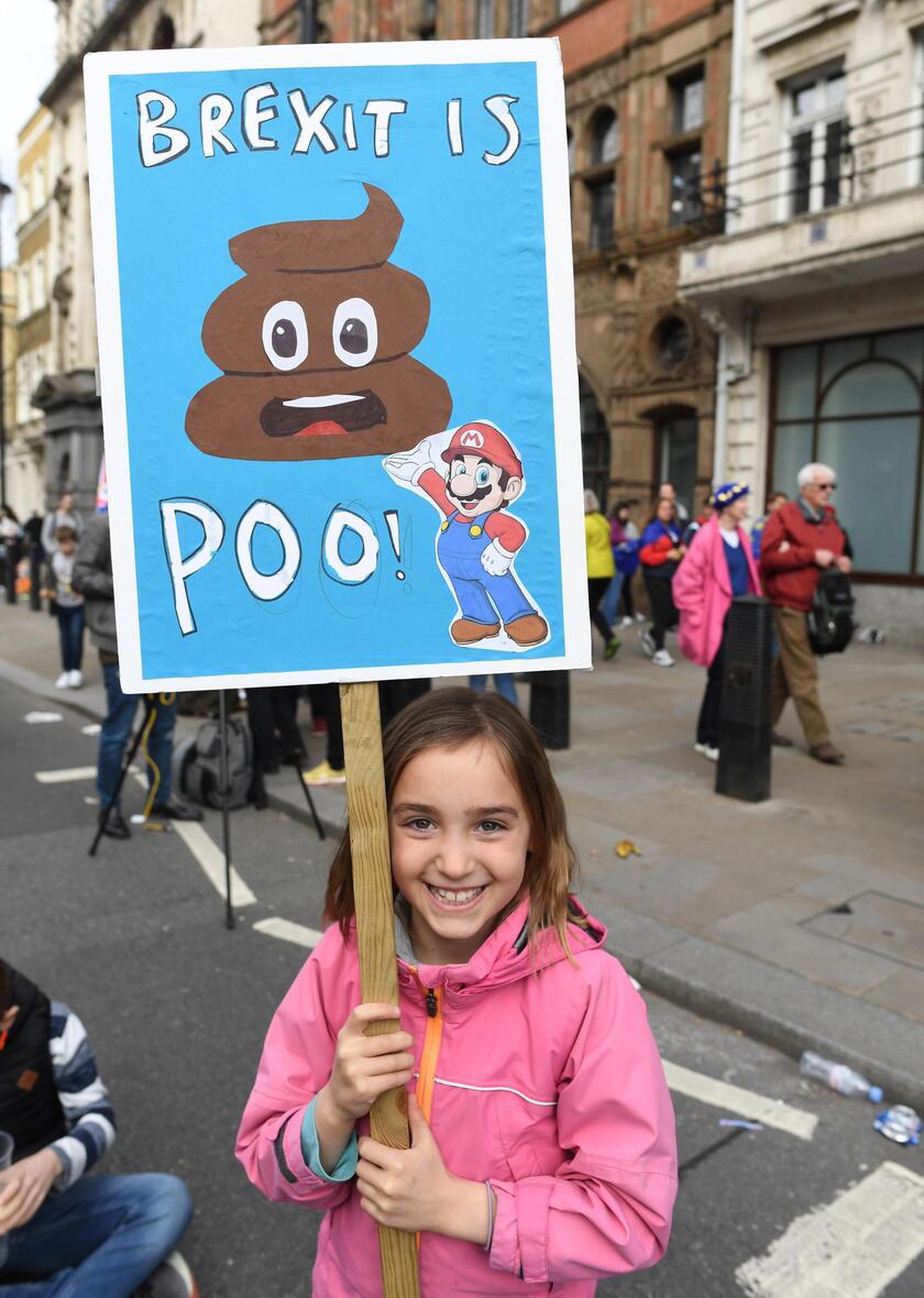 La marcia anti-Brexit a Londra © ANSA/EPA