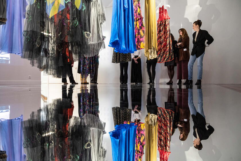 Yves Saint Laurent exhibition in Paris © ANSA/EPA