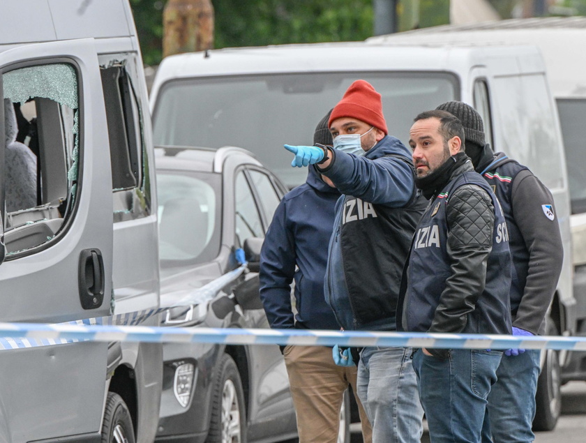 Man shot dead in van near market in Milan