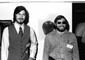 Steve Jobs, allora tecnico della Atari, e il suo amico Steve Wozniak nel 1976, quando fondarono la Apple Computer © Ansa