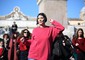 Donne in piazza del Popolo, a Roma, in occasione del 'One billion rising' © Ansa