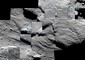 Le immagini della discesa del lander Philae riprese dallo strumento Osiris (fonte: ESA/Rosetta/MPS for OSIRIS Team MPS/UPD/LAM/IAA/SSO/INTA/UPM/DASP/IDA) © Ansa