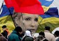 Manifestazioni per la liberazione della Tymoshenko © Ansa