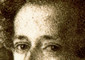 Una immagine di archivio Del ritratto di Giacomo Leopardi eseguito da Luigi Lolli e conservato  presso la casa del poeta a Recanati © Ansa
