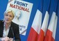 Marine Le Pen alla conferenza stampa post voto © ANSA