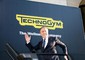 Nerio Alessandri, presidente e fondatore diTechnogym, durante il primo giorno di quotazione in Borsa  dI Technogym © Ansa