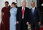 Barack Obama, Michelle Obama, Donald Trump e Melania Trump © Ansa