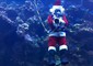 Non solo renne, Babbo Natale diventa subacqueo © ANSA