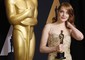Emma Stone con l'Oscar in mano (2017) © Ansa