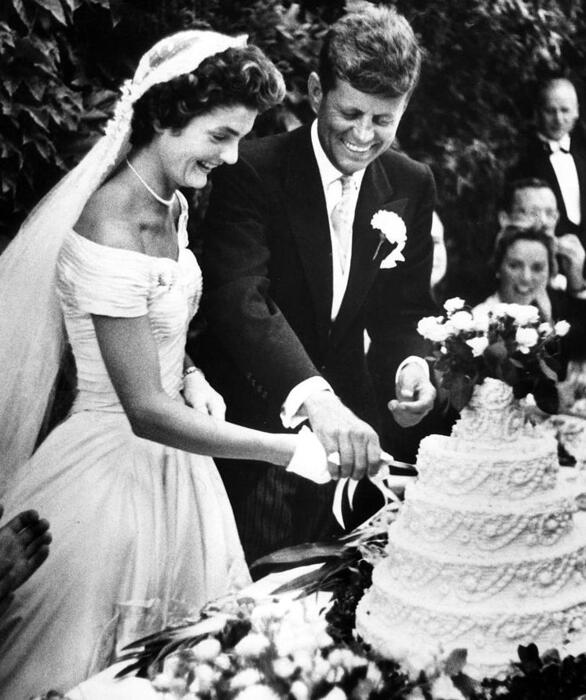12 settembre 1953, il giorno del matrimonio di John Kennedy e Jacqueline © Ansa