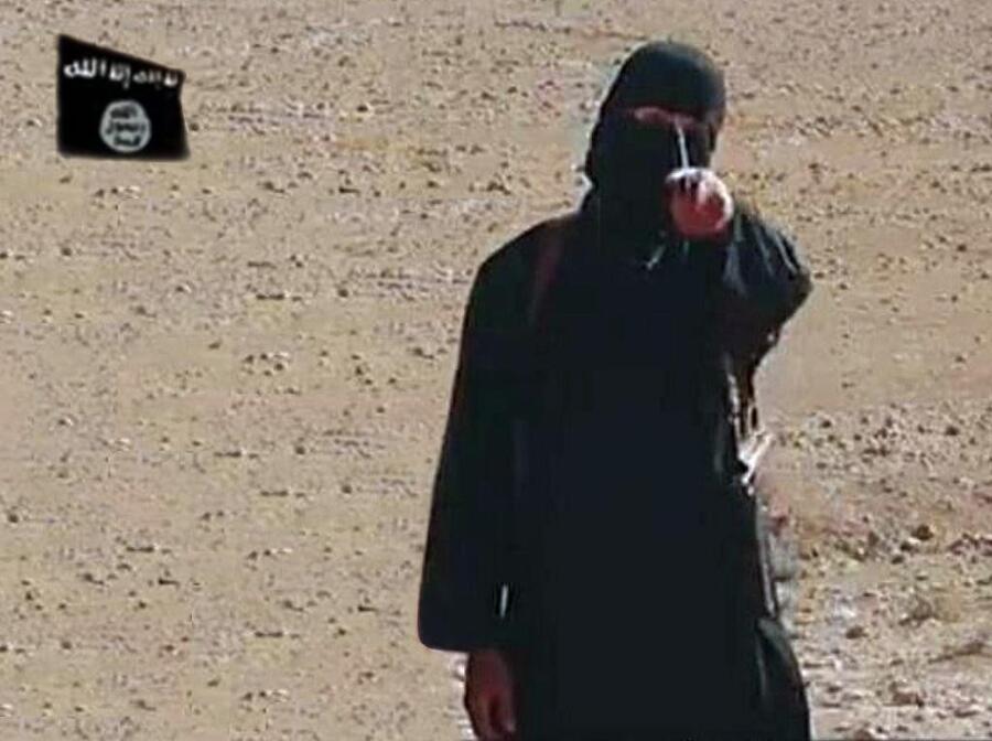 Il boia, diventato il simbolo dell'Isis che terrorizza il mondo © Ansa