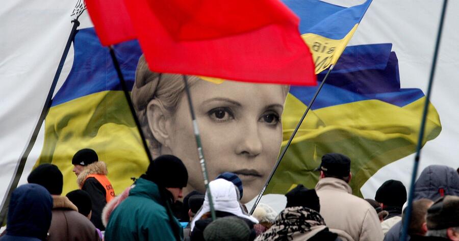 Manifestazioni per la liberazione della Tymoshenko © Ansa