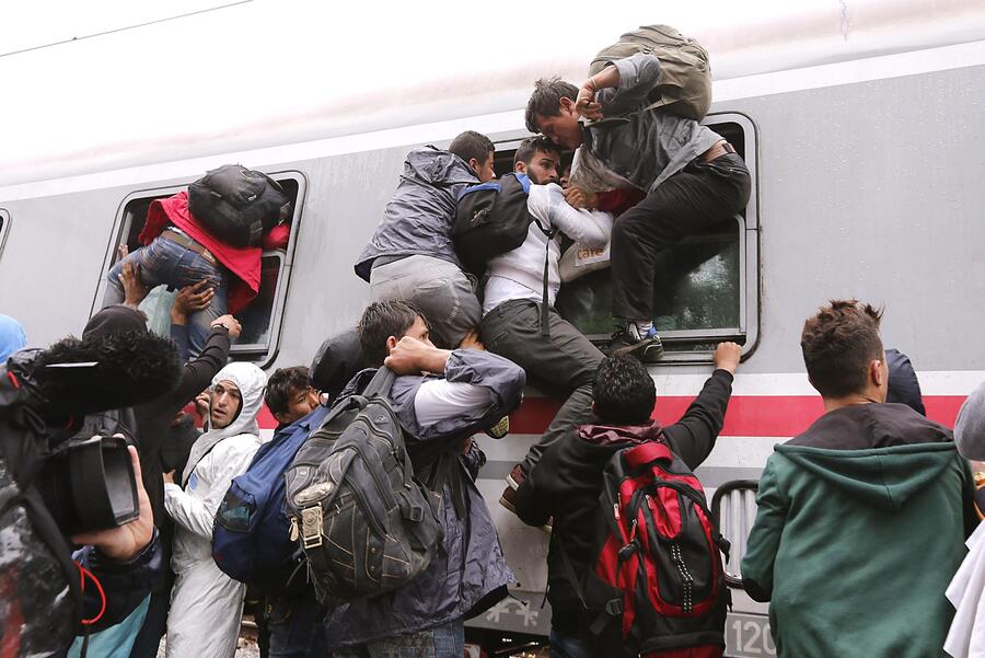 Migrants in Croatia © 
