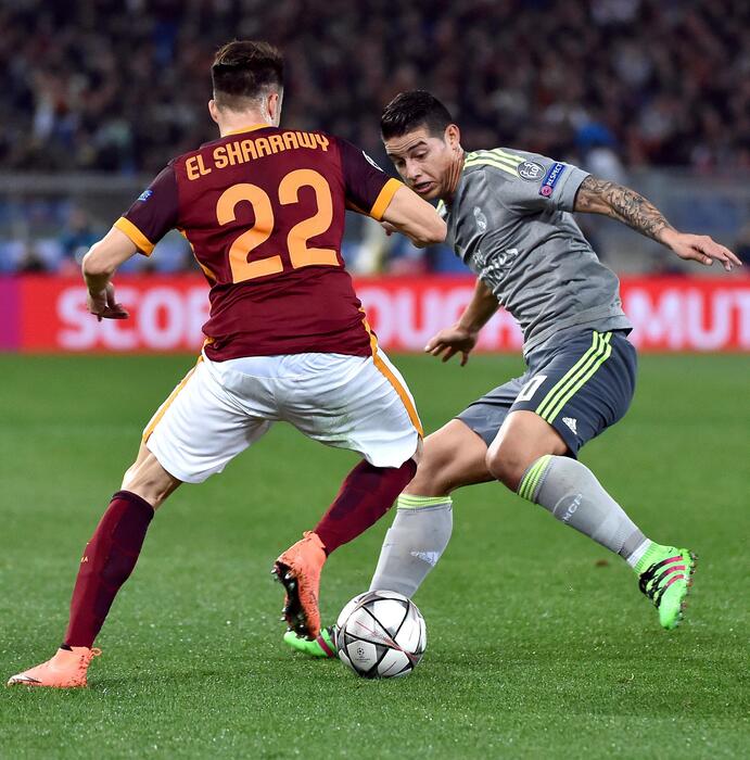 Soccer: Champions League; Roma-Real Madrid © 