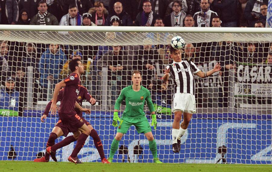 Soccer: Champions League; Juventus-Barcelona © 