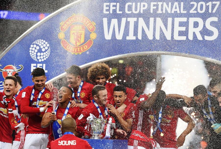 English League Cup final - Manchester United vs Southampton © 