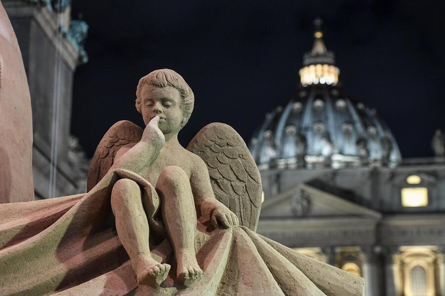 Presepe a Piazza San Pietro © ANSA