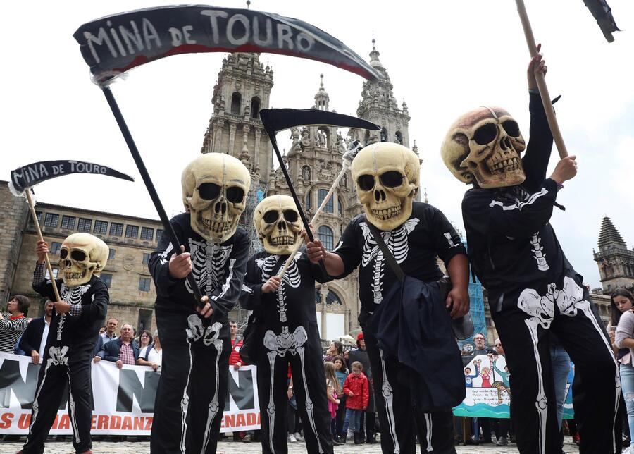 Spagna: proteste a Santiago de Compostela contro progetto minerario © 