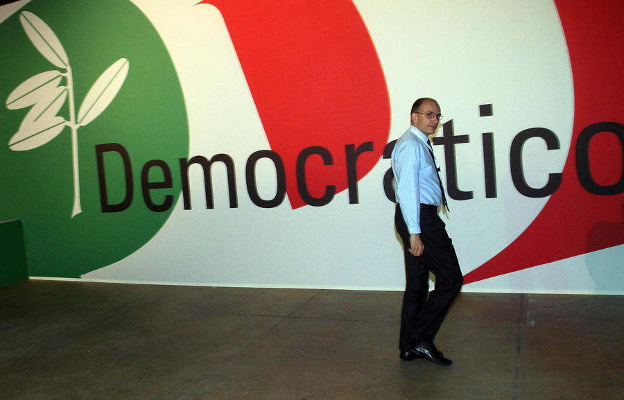Enrico Letta durante l'Assemblea nazionale del Partito Democratico, nel 2010 © Ansa