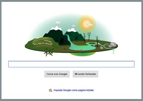 Google Doodle in the Day'' '' Earth 
