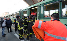 Tamponamento fra 2 tram a Roma,20 feriti