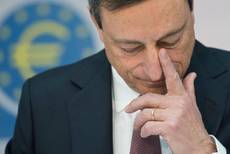 Draghi, no miglioramento economia reale
