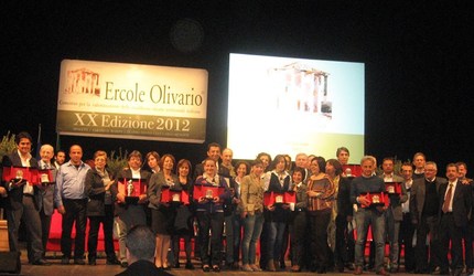 Olio: i vincitori del premio Ercole Olivario, 20/ma edizione