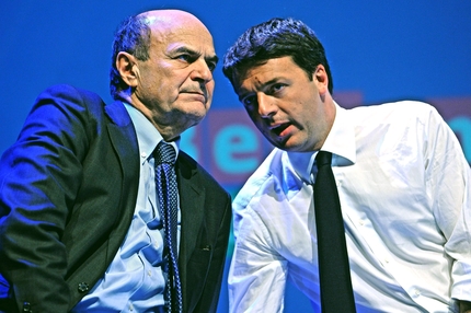 Bersani e Renzi (archivio)