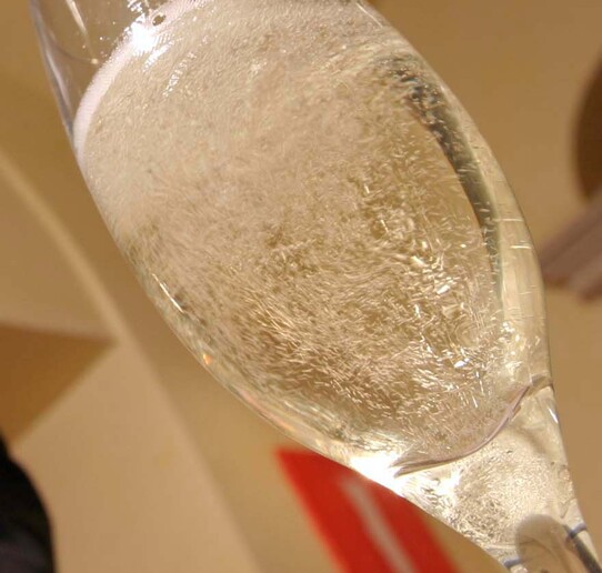 Un calice di champagne - RIPRODUZIONE RISERVATA
