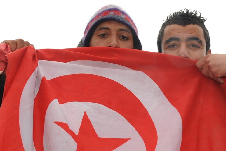 Una manifestazione a Tunisi -     RIPRODUZIONE RISERVATA