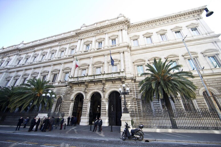 L 'esterno della Banca D 'Italia - RIPRODUZIONE RISERVATA