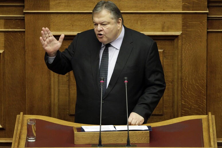 Il ministro degli Esteri greco Evanghelos Venizelos © ANSA/EPA