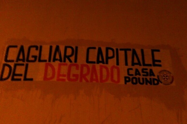 CasaPound, Cagliari capitale del degrado - RIPRODUZIONE RISERVATA