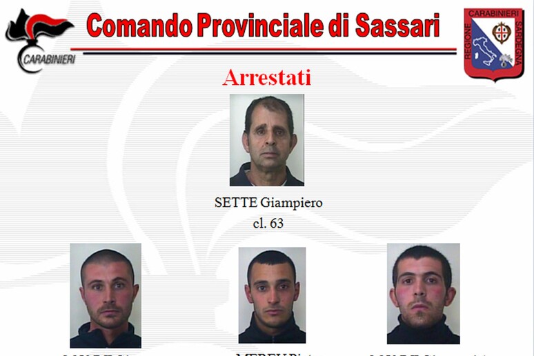 Arrestati Sassari - RIPRODUZIONE RISERVATA