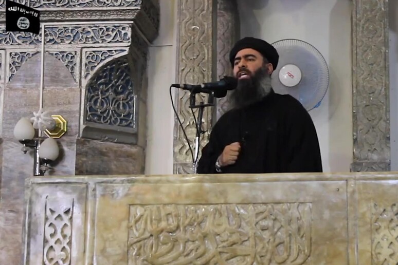 Il califfo nero al Baghdadi - RIPRODUZIONE RISERVATA