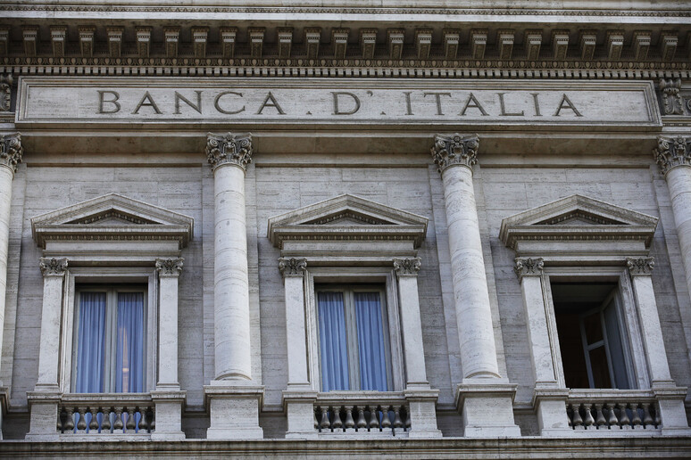Veduta esterna della sede della Banca d 'Italia, Palazzo Koch, a Roma in una foto d 'archivio - RIPRODUZIONE RISERVATA