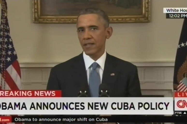 Usa-Cuba, la svolta di Obama - RIPRODUZIONE RISERVATA
