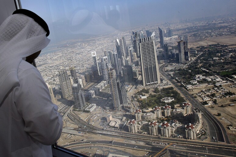 La vista  dal grattacielo Burj Dubai -     RIPRODUZIONE RISERVATA