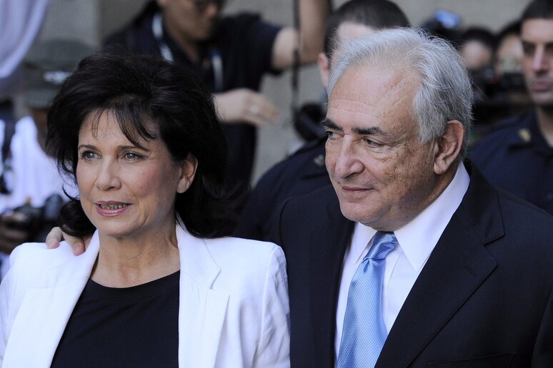 Anne Sinclair e Dominique Strauss-Kahn - RIPRODUZIONE RISERVATA
