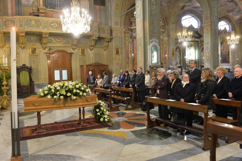 Funerali del critico televisivo Claudio G. Fava - RIPRODUZIONE RISERVATA