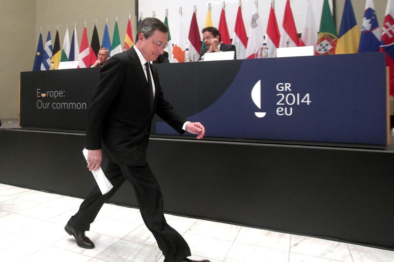 Mario Draghi in una foto d 'archivio © ANSA/EPA
