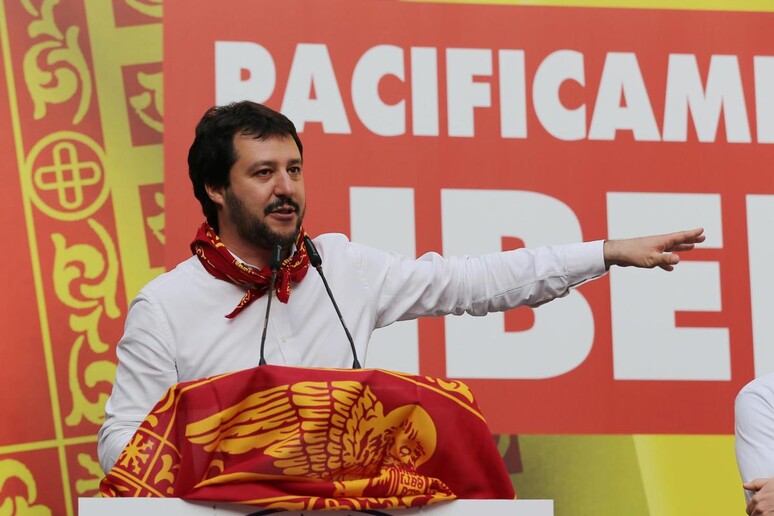 Matteo Salvini segretario della Lega Nord - RIPRODUZIONE RISERVATA