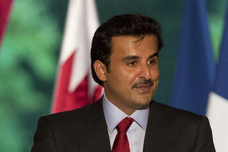 Qatar 's Sheikh Tamim bin Hamad Al Thani © ANSA/EPA
