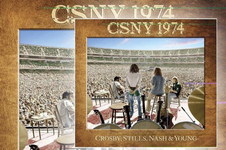 Crosby, Stills, Nash &amp; Young in  'Csny 1974 ' - RIPRODUZIONE RISERVATA