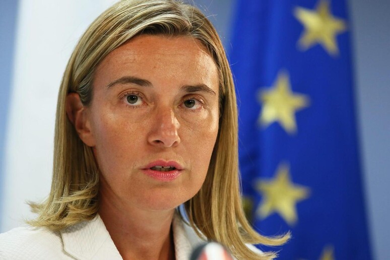 ++ Mar: Mogherini, riportarli in Italia priorit governo ++ © ANSA/EPA