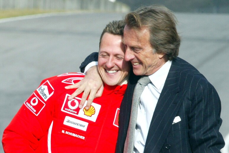 Luca Cordero di Montezemolo e Michael Schumacher - RIPRODUZIONE RISERVATA