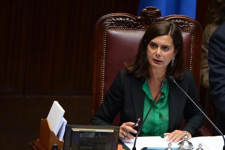 La presidente della Camera dei Deputati Laura Boldrini a Montecitorio - RIPRODUZIONE RISERVATA