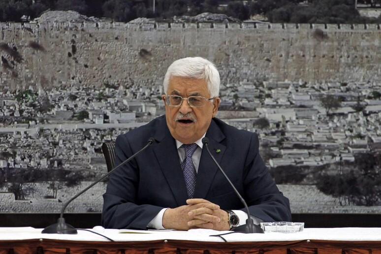 Piano pace Abu Mazen, fine occupazione entro tre anni © ANSA/EPA
